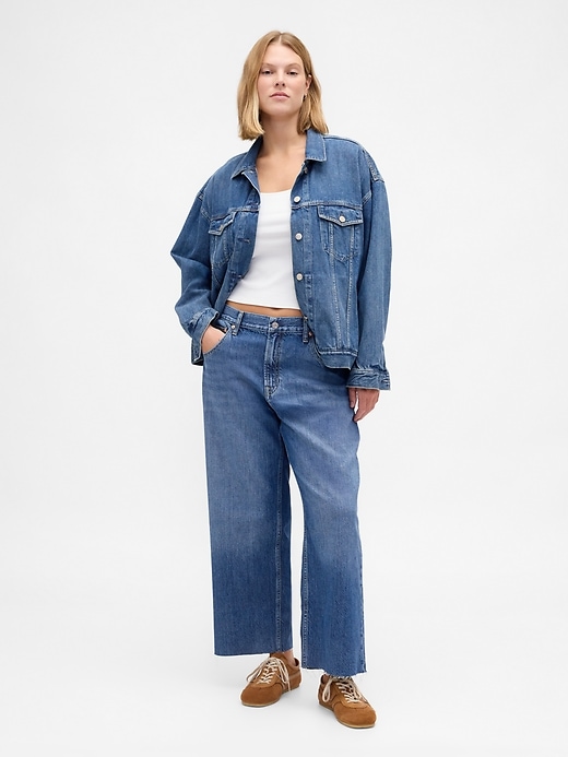 Image number 5 showing, Low Slung UltraSoft Relaxed Crop Jeans