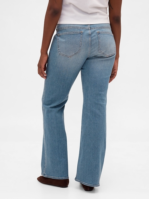 Image number 6 showing, Low Rise Lace-Up Long & Lean Jeans