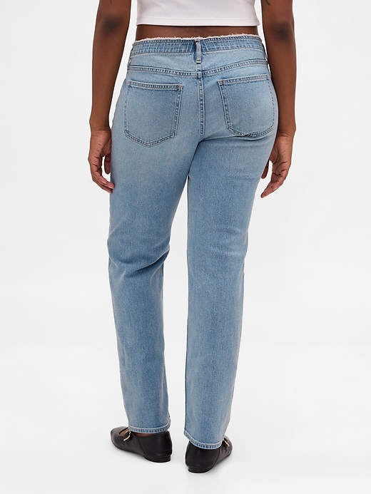 Image number 6 showing, Low Rise '90s Slim Straight Jeans