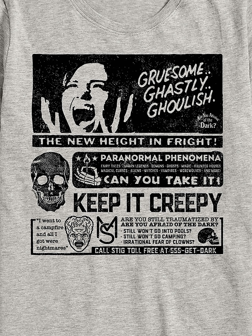 Image number 2 showing, Kids Are You Afraid Of The Dark Gruesome Ghastly Ghoulish Short Sleeve T-Shirt