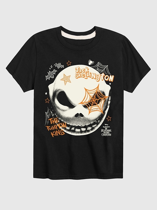 Image number 1 showing, Kids The Nightmare Before Christmas Jack Face Short Sleeve T-Shirt