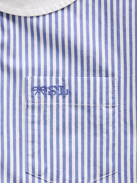 Image number 4 showing, Gap × Sandy Liang Poplin Oversized Shirt