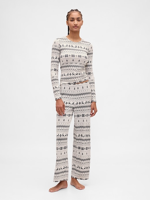 Image number 1 showing, Fair Isle PJ Set