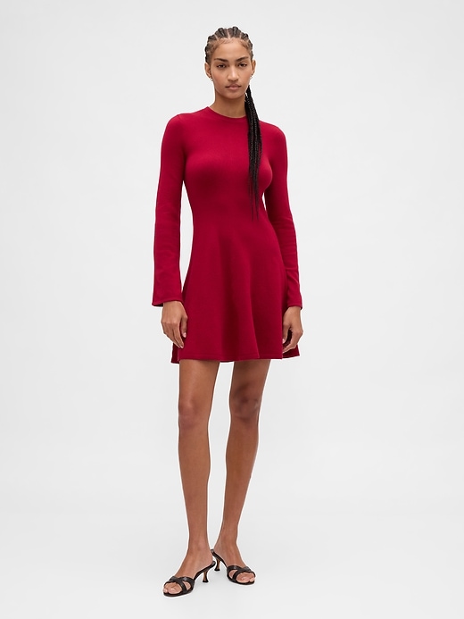 Image number 1 showing, CashSoft Stretch Mini Sweater Dress