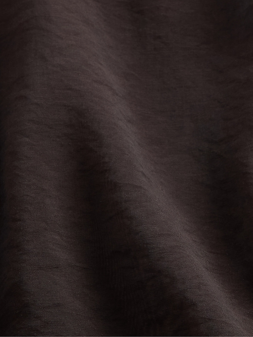 Image number 4 showing, Sheer Straight-Hem Crop Shirt