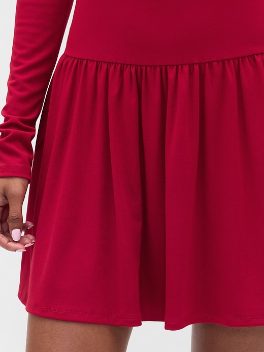 Image number 4 showing, Drop-Waist Mini Dress