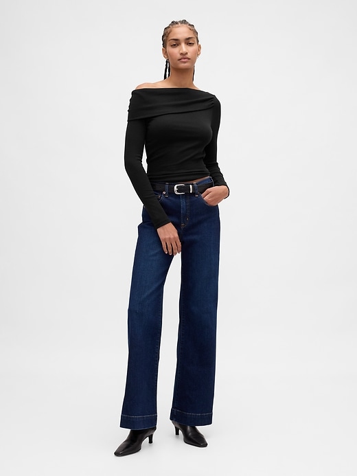 Image number 2 showing, Modern Off-Shoulder Top