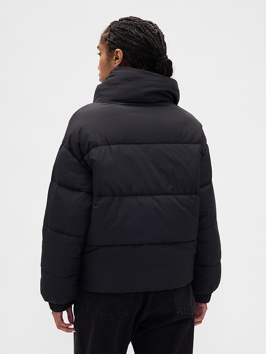 Image number 3 showing, Faux Fur-Trim Puffer Jacket