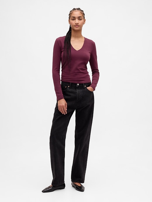 Image number 2 showing, CloseKnit Jersey V-Neck T-Shirt