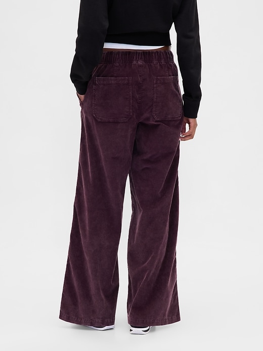 Image number 4 showing, Mid Rise Corduroy Baggy Pants