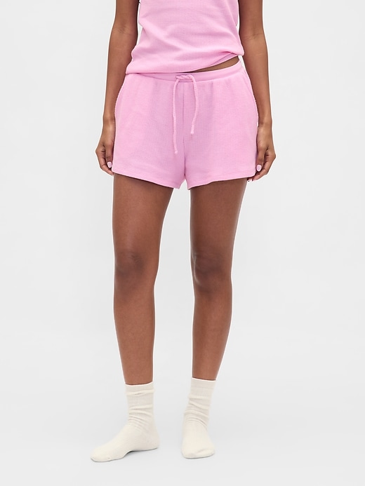 Image number 2 showing, Waffle PJ Shorts
