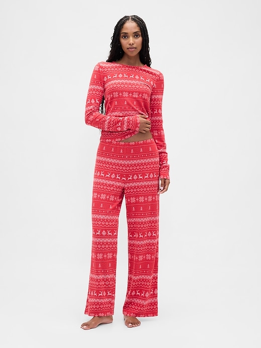 Image number 1 showing, Fair Isle PJ Set