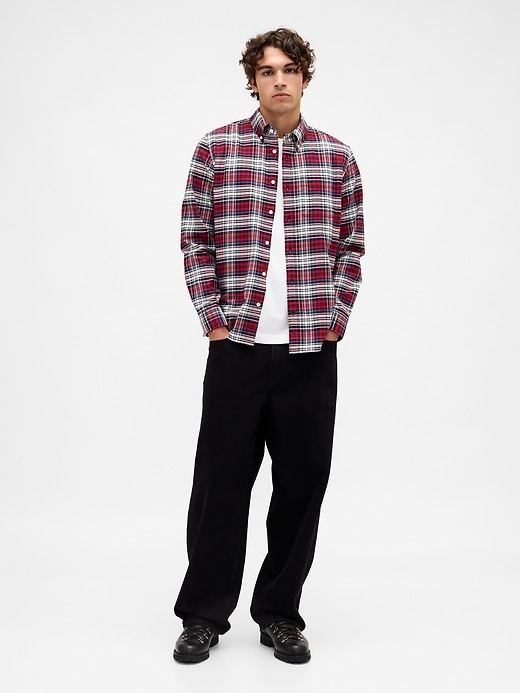 Image number 2 showing, Plaid Oxford Shirt