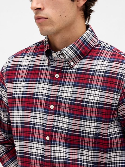 Image number 4 showing, Plaid Oxford Shirt