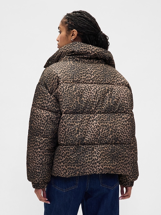 Image number 3 showing, Faux Fur-Trim Puffer Jacket
