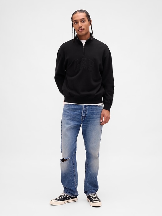 Image number 2 showing, Heavyweight Oversized Logo Half-Zip Pullover