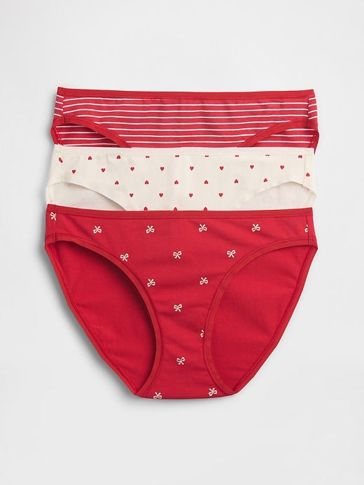 Image number 1 showing, Organic Stretch Cotton Bikini (3-Pack)