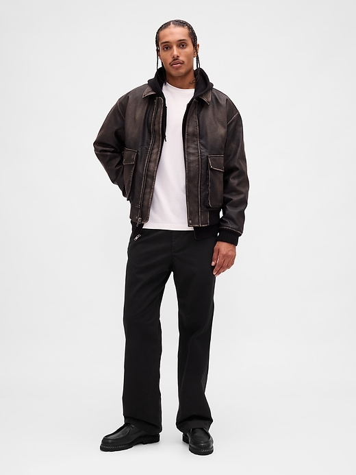 Image number 1 showing, Heavyweight Twill '90s Loose Khakis