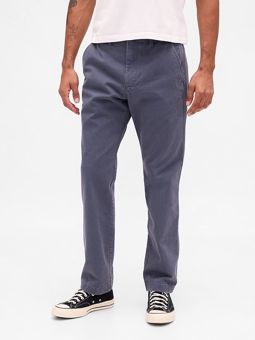 Image number 2 showing, Heavyweight Twill Relaxed Straight Khakis