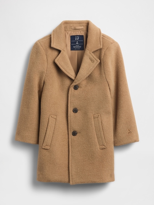 Image number 1 showing, Baby & Toddler Wool-Blend Coat