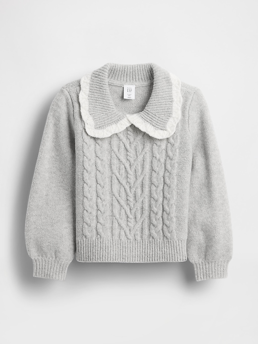 Image number 2 showing, Baby & Toddler CashSoft Collared Sweater