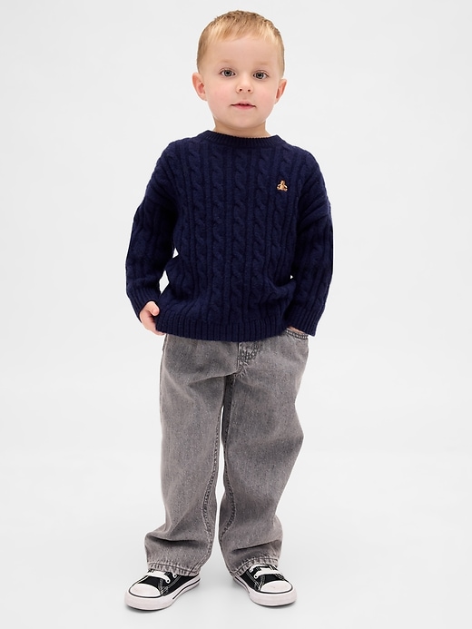Image number 1 showing, Baby & Toddler Pull-On Baggy Jeans