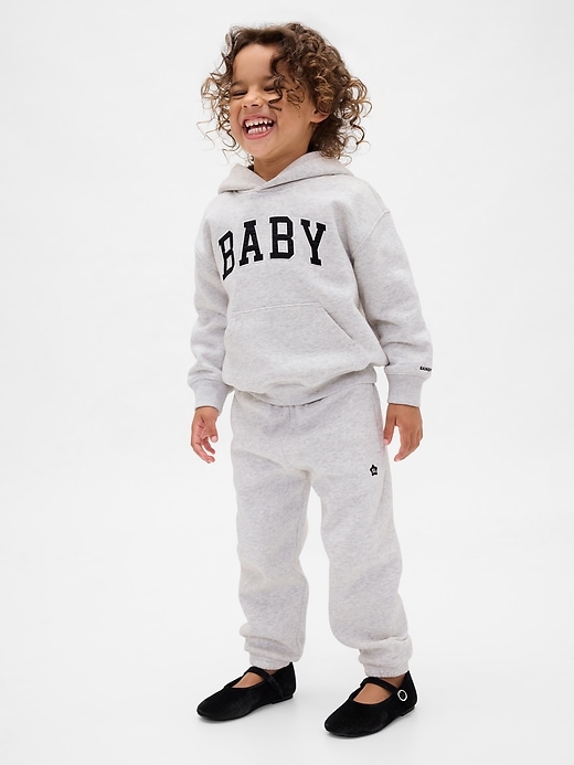 Image number 1 showing, Gap × Sandy Liang Baby & Toddler VintageSoft Logo Joggers