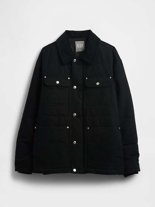 Image number 5 showing, Canvas Puffer Jacket