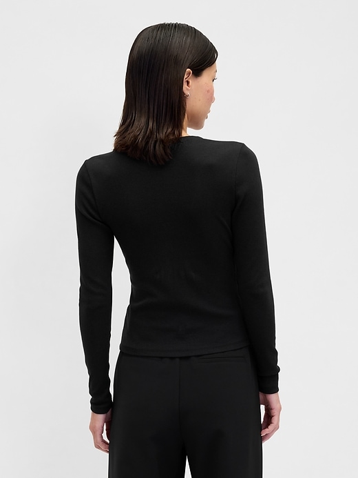 Image number 3 showing, Modern Jewel Button Cardigan