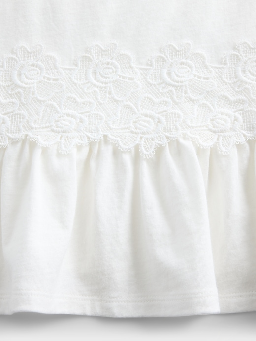 Image number 4 showing, Kids Lace-Trim Peplum T-Shirt