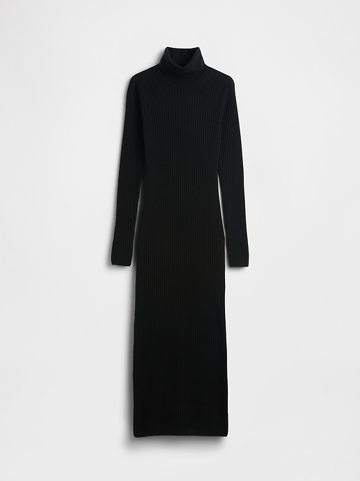 Image number 5 showing, CashSoft Turtleneck Maxi Sweater Dress