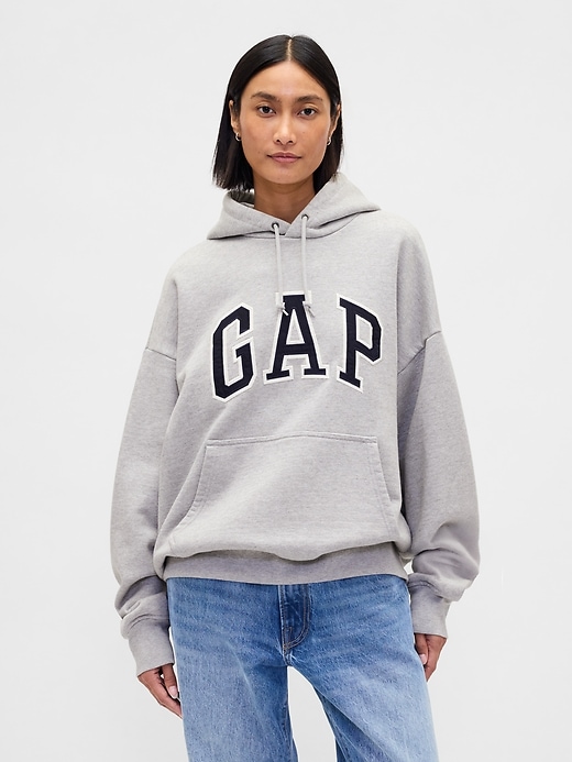 Image number 5 showing, Extra Heavyweight French Terry Oversized Logo Hoodie