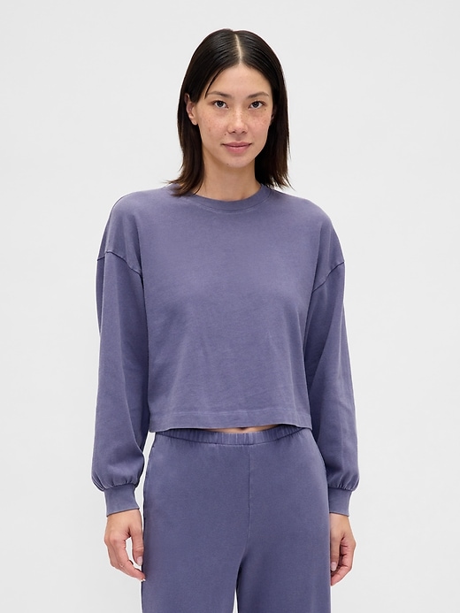 Image number 1 showing, Heavyweight Crop Sweatshirt