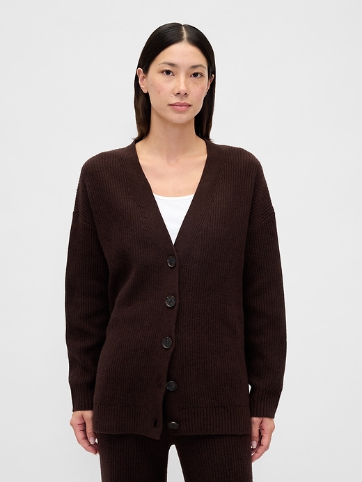 Image number 1 showing, CashSoft Oversized Cardigan Sweater