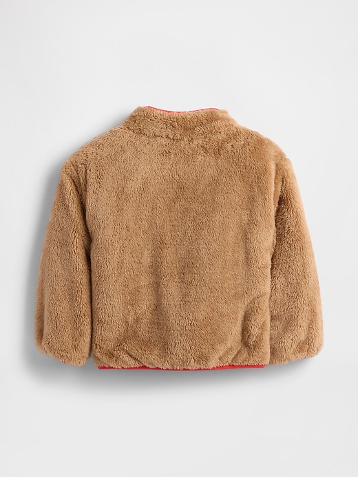 Image number 3 showing, Baby & Toddler Lightweight Sherpa Reversible Jacket