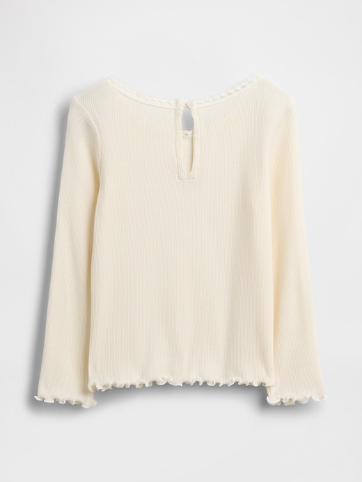 Image number 2 showing, Baby & Toddler Embroidered Graphic Rib T-Shirt