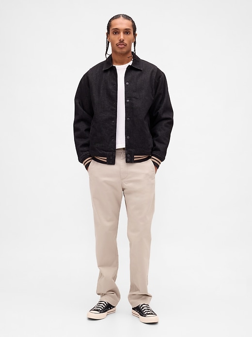 Image number 1 showing, Heavyweight Twill Relaxed Straight Khakis