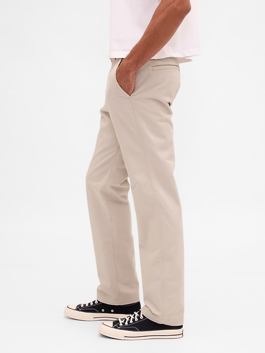 Image number 3 showing, Heavyweight Twill Relaxed Straight Khakis