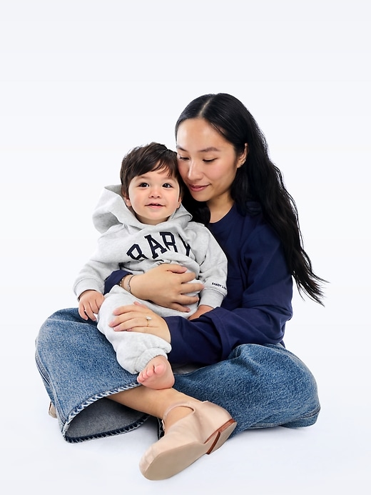 Image number 7 showing, Gap × Sandy Liang Baby & Toddler VintageSoft Logo Joggers