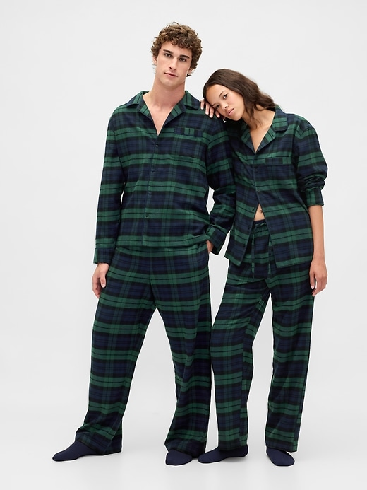 Image number 2 showing, Adult Softest Flannel PJ Shirt