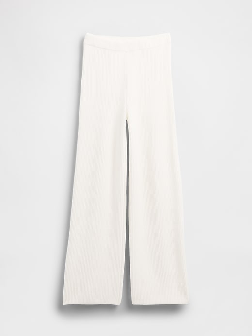 Image number 6 showing, CashSoft Shaker-Stitch Sweater Pants