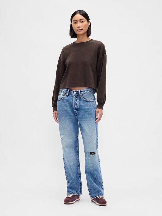 Image number 2 showing, Heavyweight Crop Sweatshirt