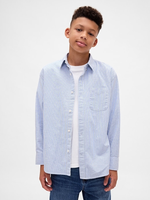 Image number 1 showing, Kids Relaxed Oxford Shirt