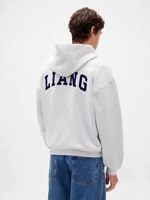 Image number 2 showing, Gap × Sandy Liang Adult Extra Heavyweight Logo Oversized Hoodie