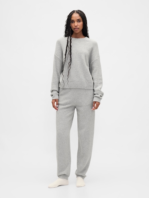 Image number 1 showing, CashSoft Boucle Sweater Joggers
