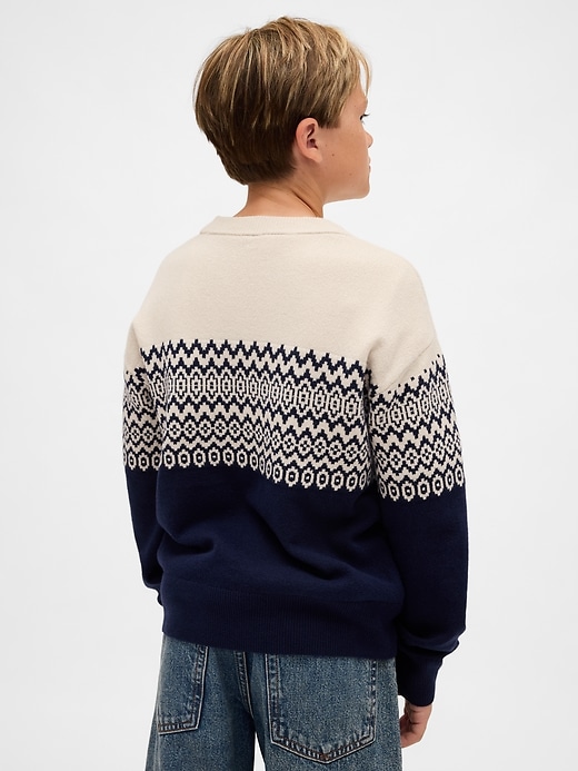 Image number 3 showing, Kids CashSoft Relaxed Crewneck Sweater