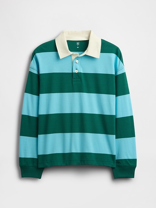 Image number 2 showing, Kids Rugby Stripe Polo Shirt