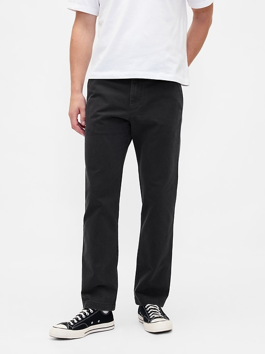 Image number 2 showing, Heavyweight Twill Relaxed Straight Khakis