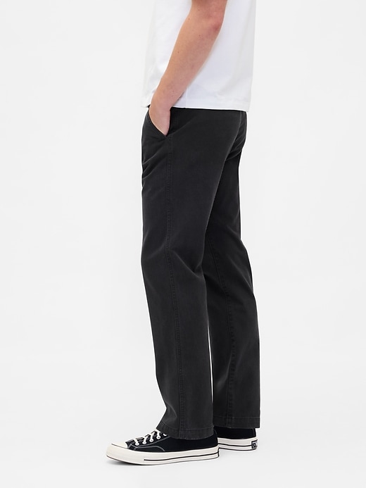 Image number 3 showing, Heavyweight Twill Relaxed Straight Khakis