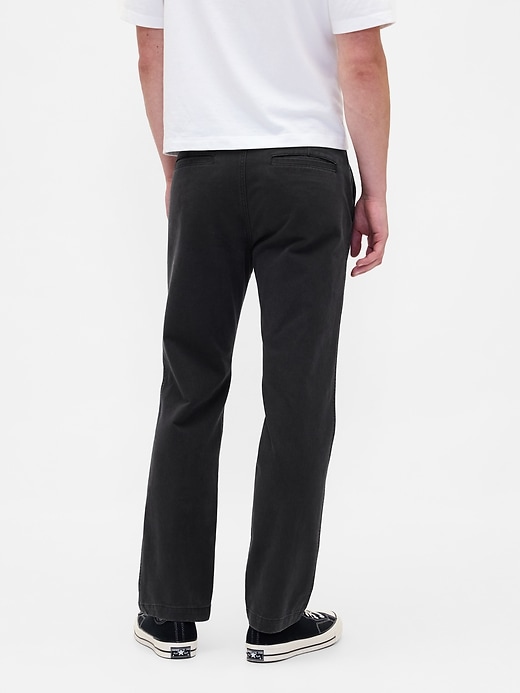 Image number 4 showing, Heavyweight Twill Relaxed Straight Khakis